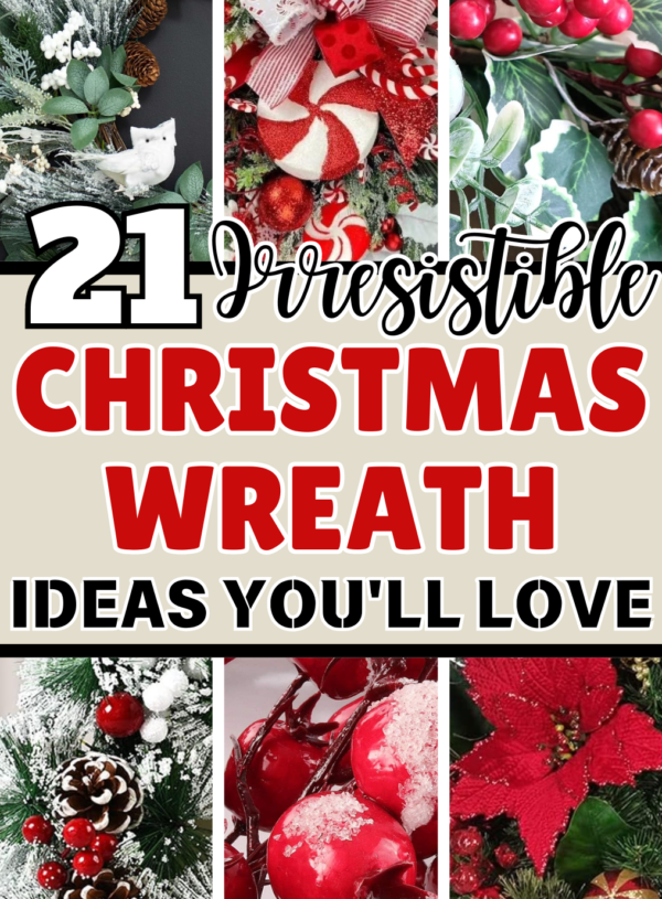 21 Insanely Cute Christmas Wreath Ideas You’ll Love