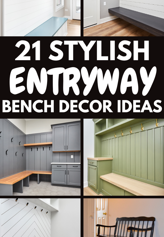 21 Insanely Cute Entryway Bench Ideas You’ll Love