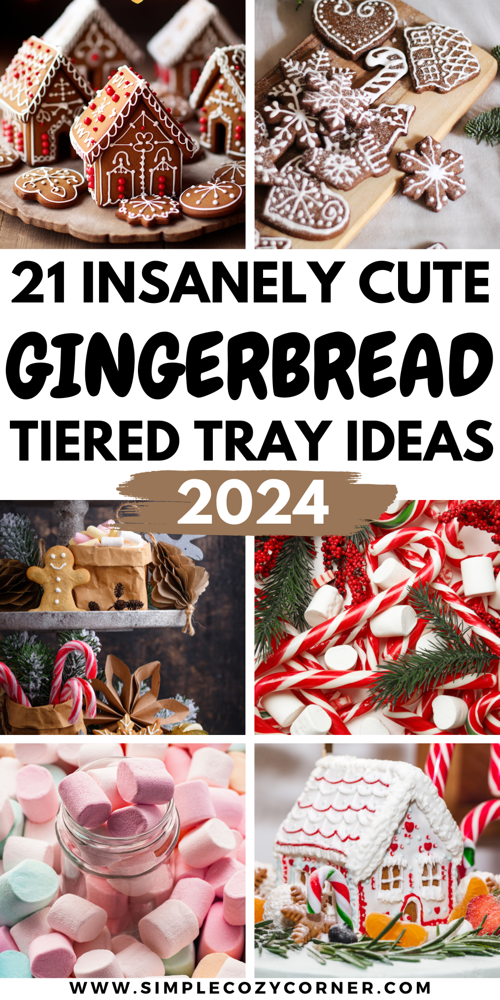 21 Insanely Cute Tiered Tray Gingerbread Decor Ideas You Will Love ...
