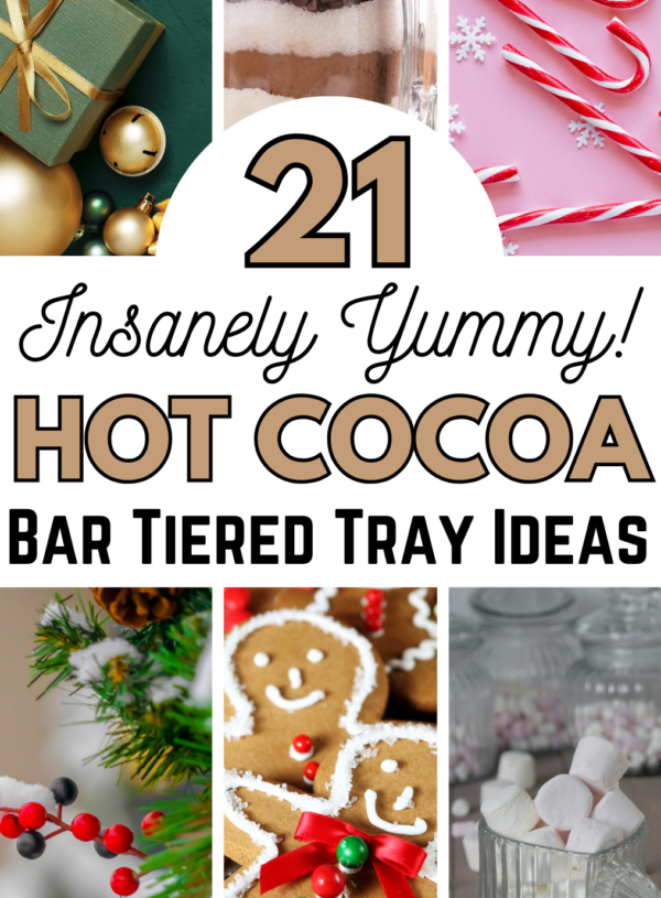 21 Insanely Cute Tiered Tray Hot Cocoa Bar Ideas That Are Yummy