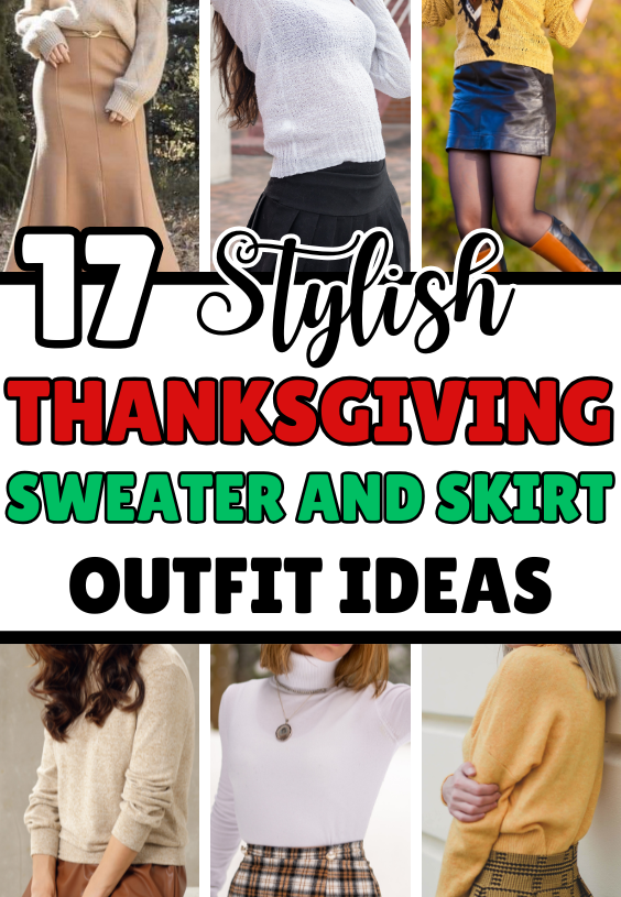 17+ Best Thanksgiving Sweater and Skirt Combo Ideas You’ll Love