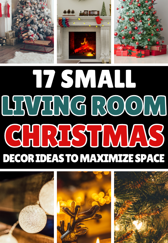 17+ Small Living Room Christmas Decor Ideas That Will Make Your Space Look Bigger