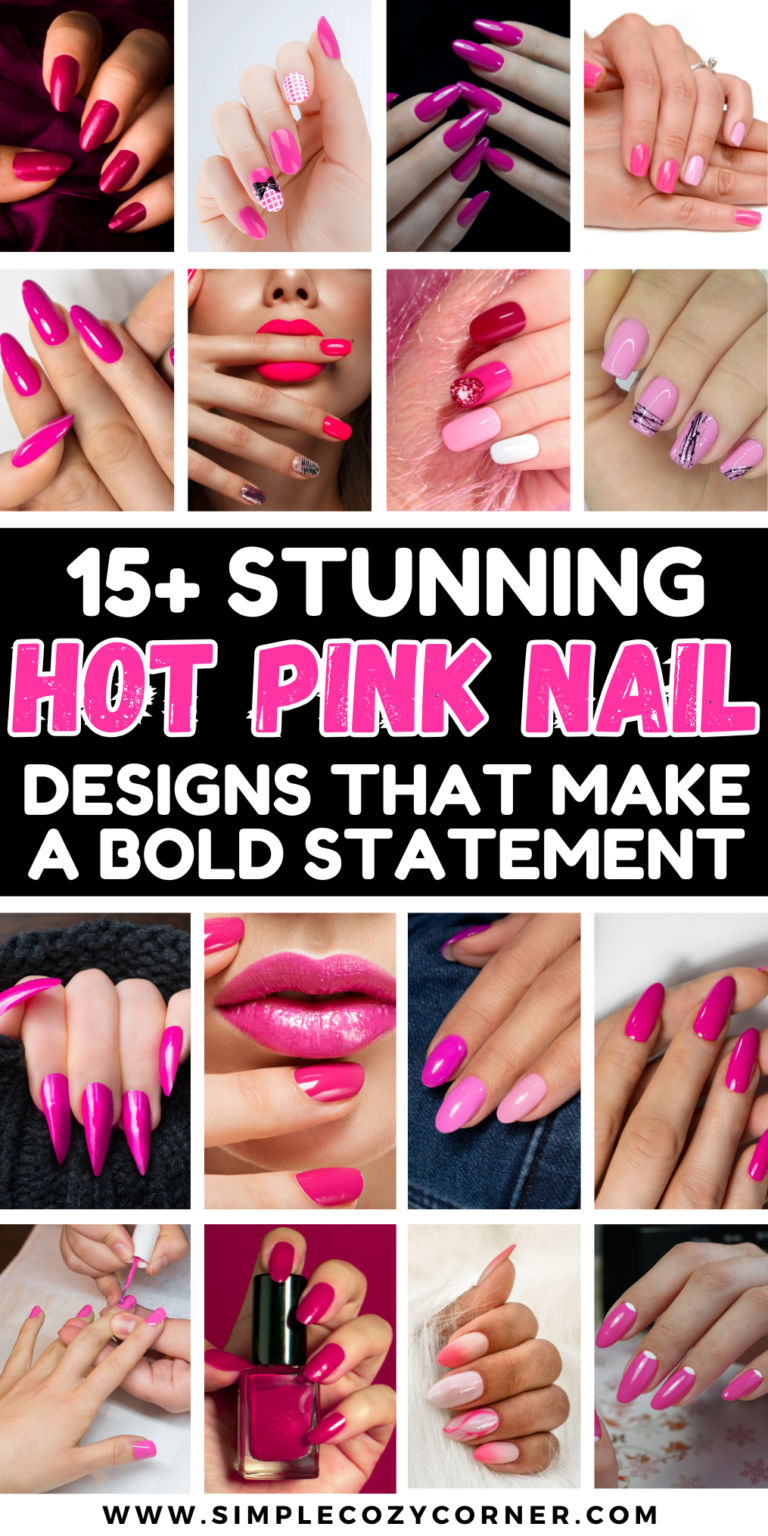 15+ Stunning Hot Pink Nail Designs That Are Totally Insta-Worthy