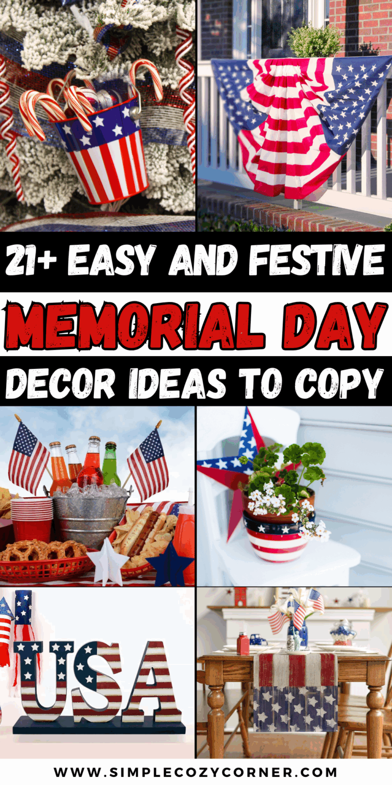 21+ Patriotic Memorial Day Party Decor Ideas to Celebrate in Style
