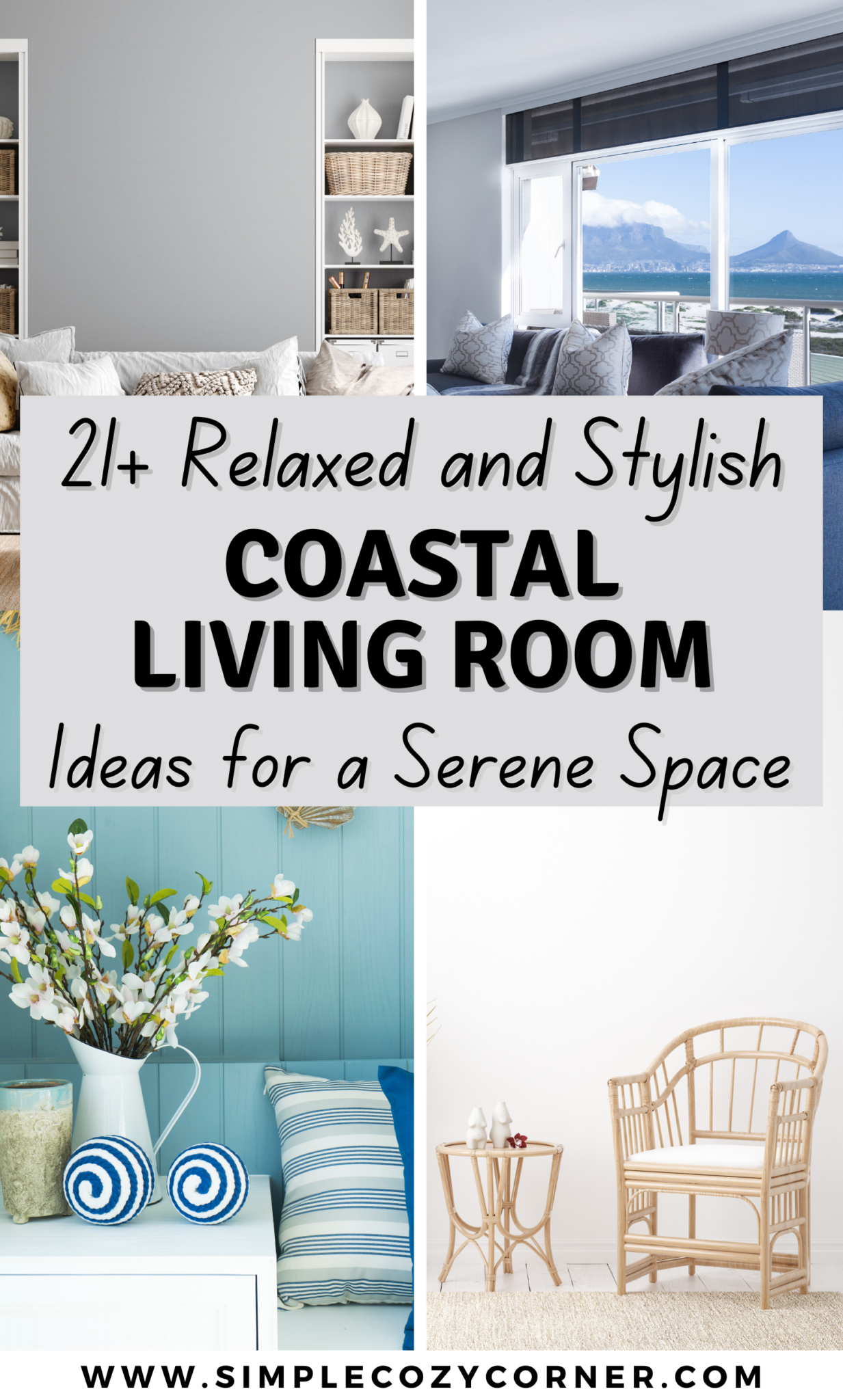 21+ Serene Coastal Living Room Decor Ideas for Everyday Calm – Simple ...