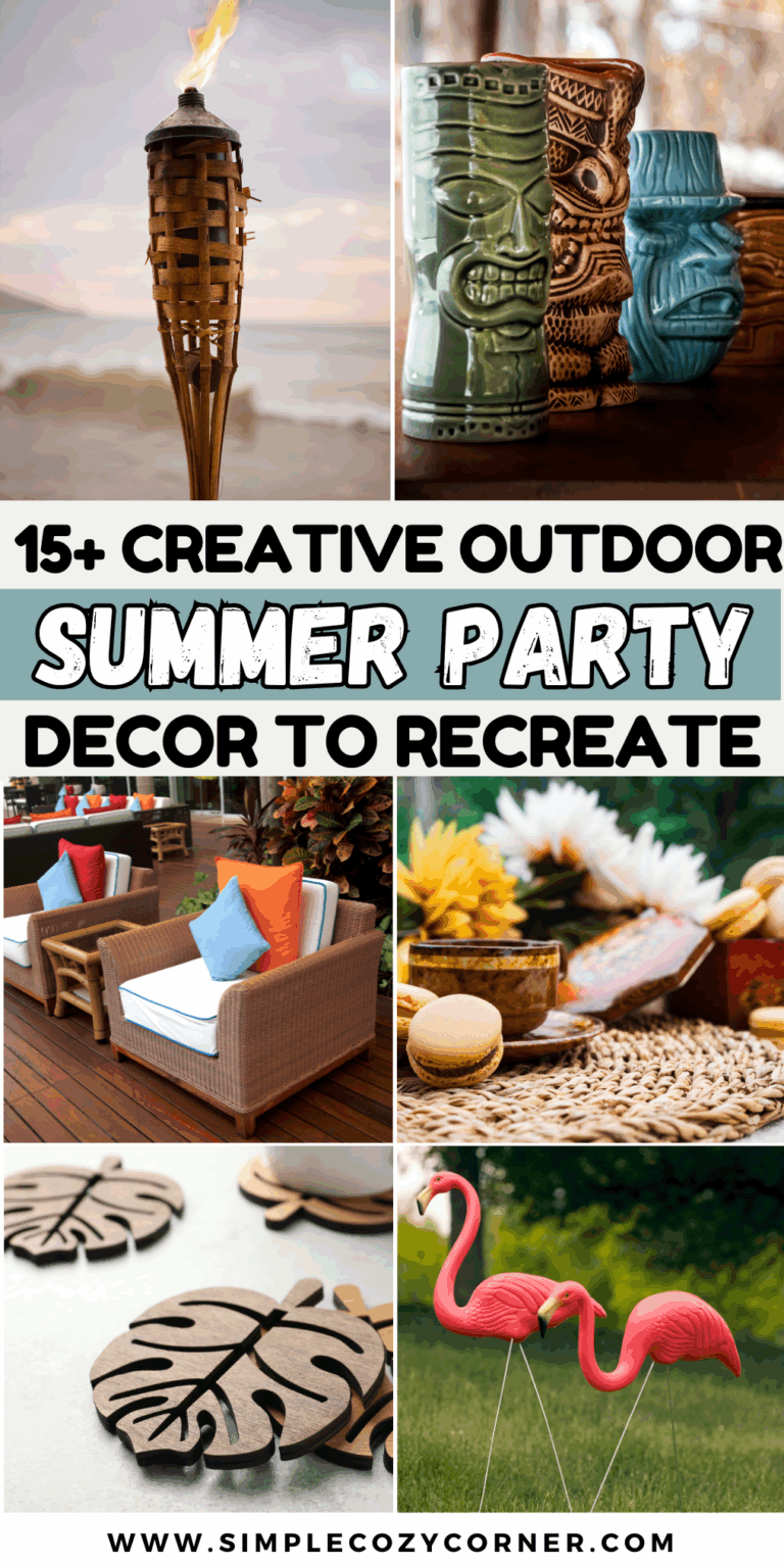 15+ Tropical-Inspired Outdoor Summer Party Decor for Island Vibes