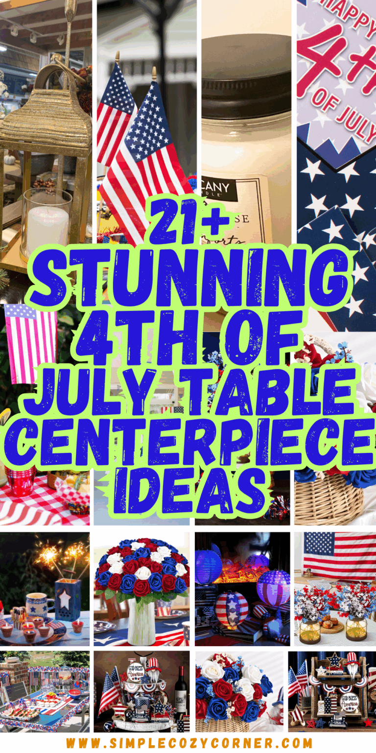 21+ Stunning 4th of July Table Centerpieces That Instantly Elevate Your Decor