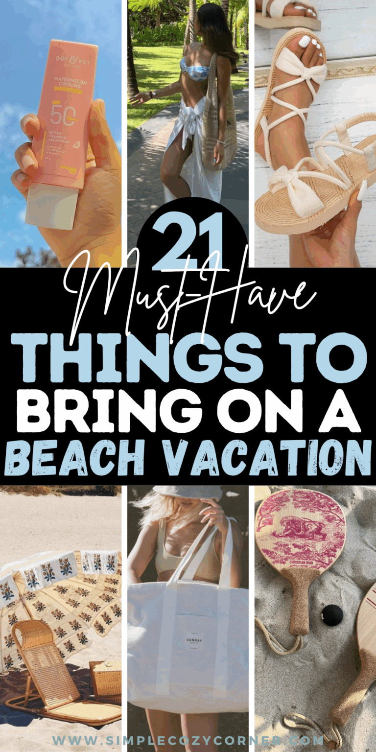 21+ Things to Bring on a Beach Vacation for a Stress-Free Getaway