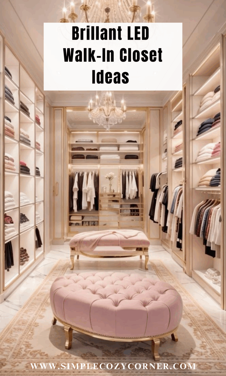 15+ Brilliant LED Walk-In Closet Ideas for a Luxe Glow-Up