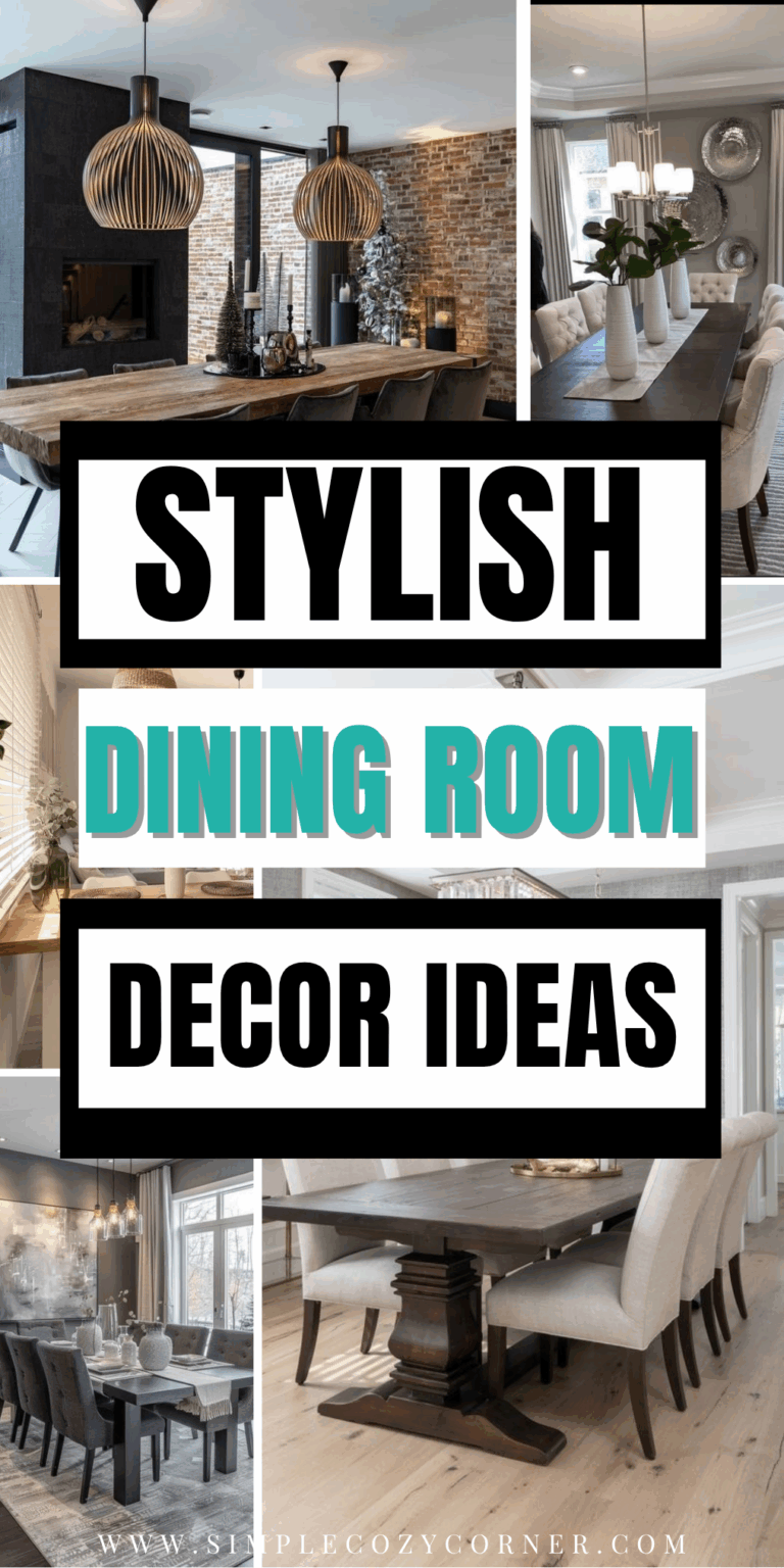 21+ Dining Room Decoration Ideas That Feel Elegant