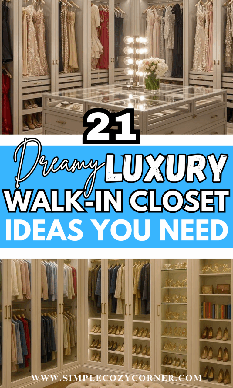 21+ Dreamy Luxury Walk-In Closet Ideas That Feel Like a Boutique