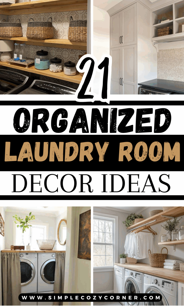 21+ Organized Laundry Room Decor Ideas To Copy