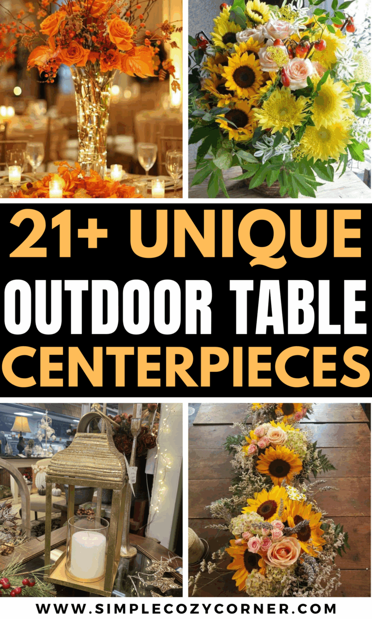 21+ Stunning Outdoor Table Centerpieces to Elevate Your Gatherings