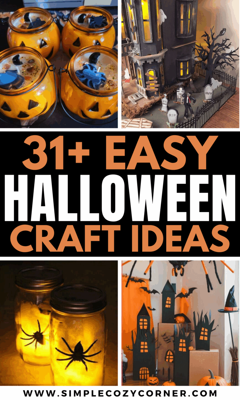 31+ Easy Halloween Crafts You’ll Love To Make At Home