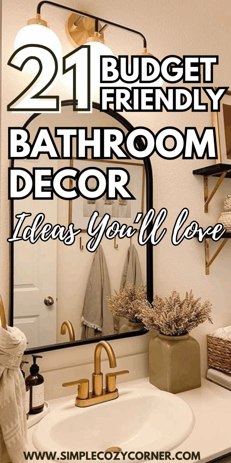 21+ Budget Friendly Bathroom Decor Ideas