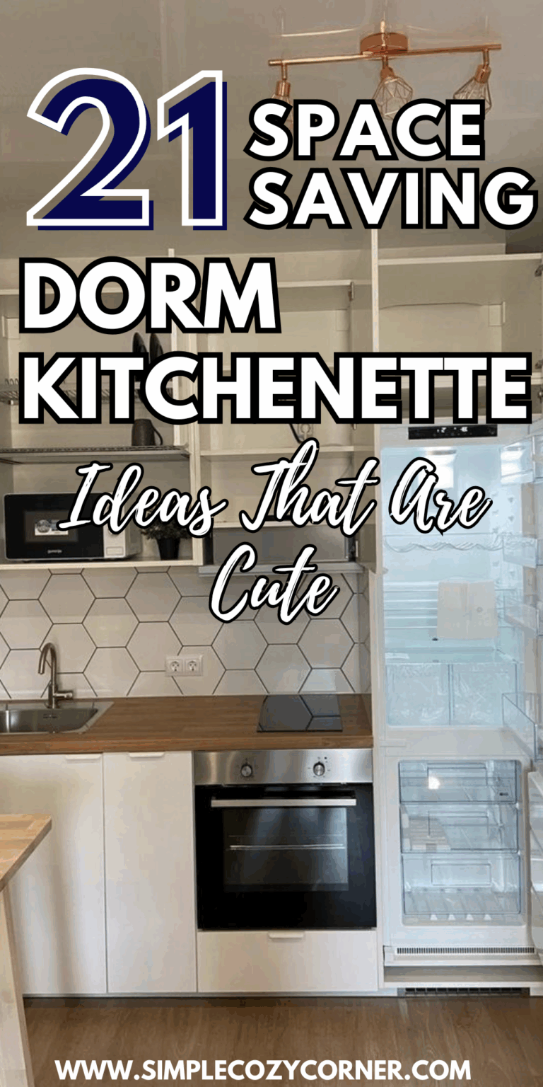 21+ Dorm Kitchenette Ideas That Are Cute and Space-Saving