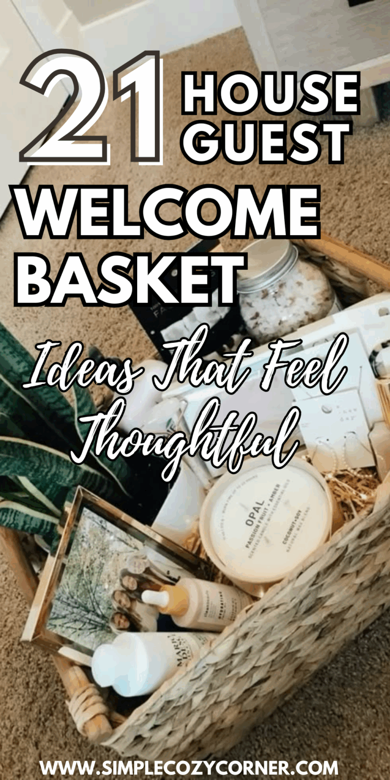 21+ House Guest Welcome Basket Ideas That Feel Thoughtful